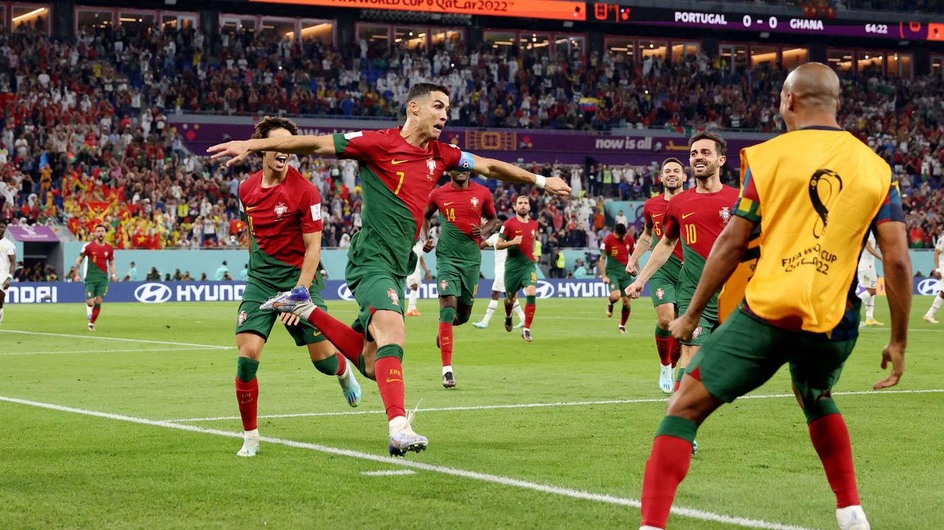 (Goles) Portugal vence a Ghana y Cristiano bate un nuevo récord