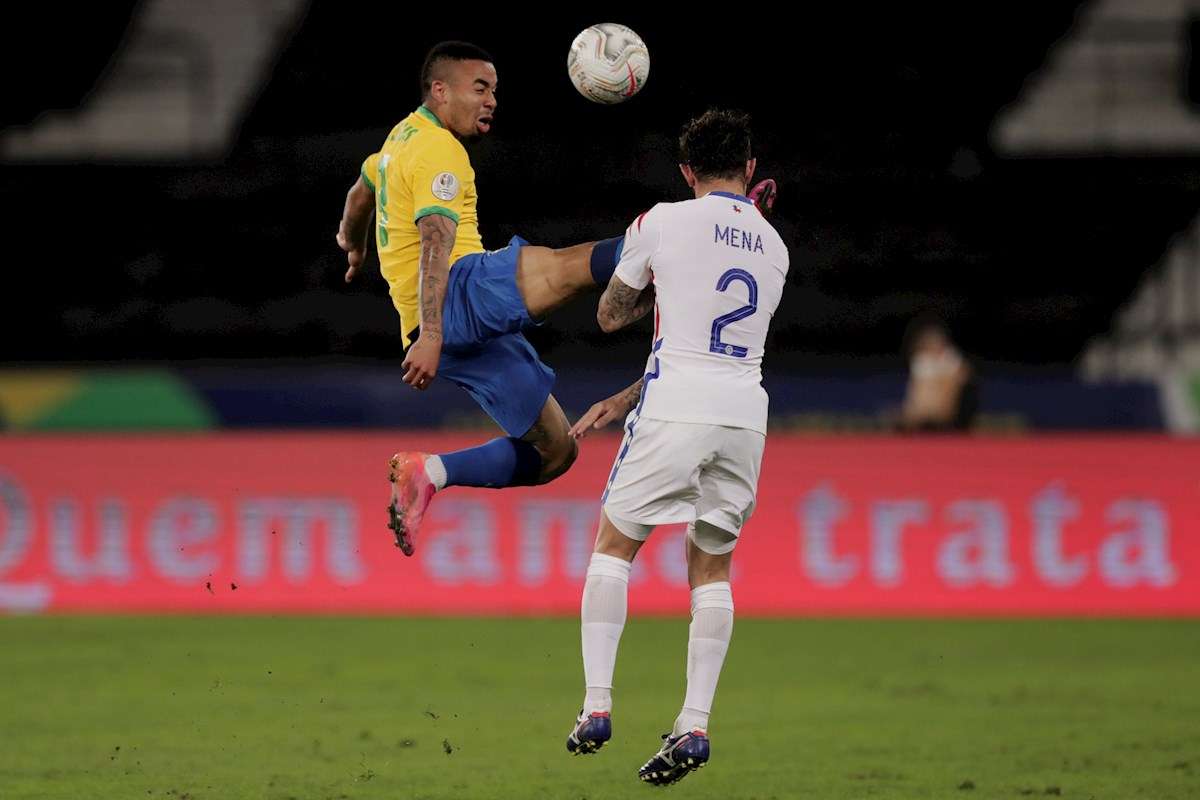 Gabriel Jesús se perderá la final de Copa América por patada a Mena