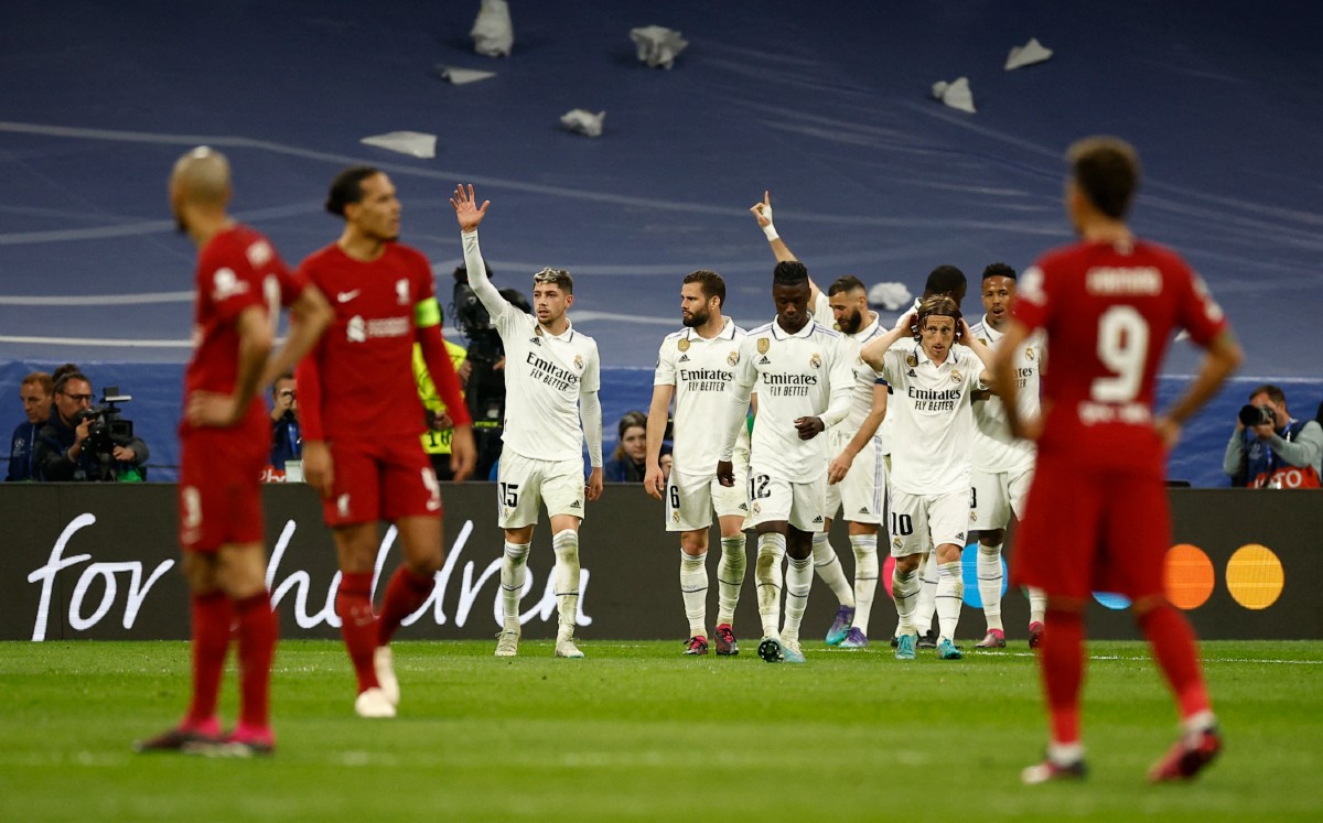 Real Madrid eliminó a Liverpool y avanzó a los cuartos de la Champions