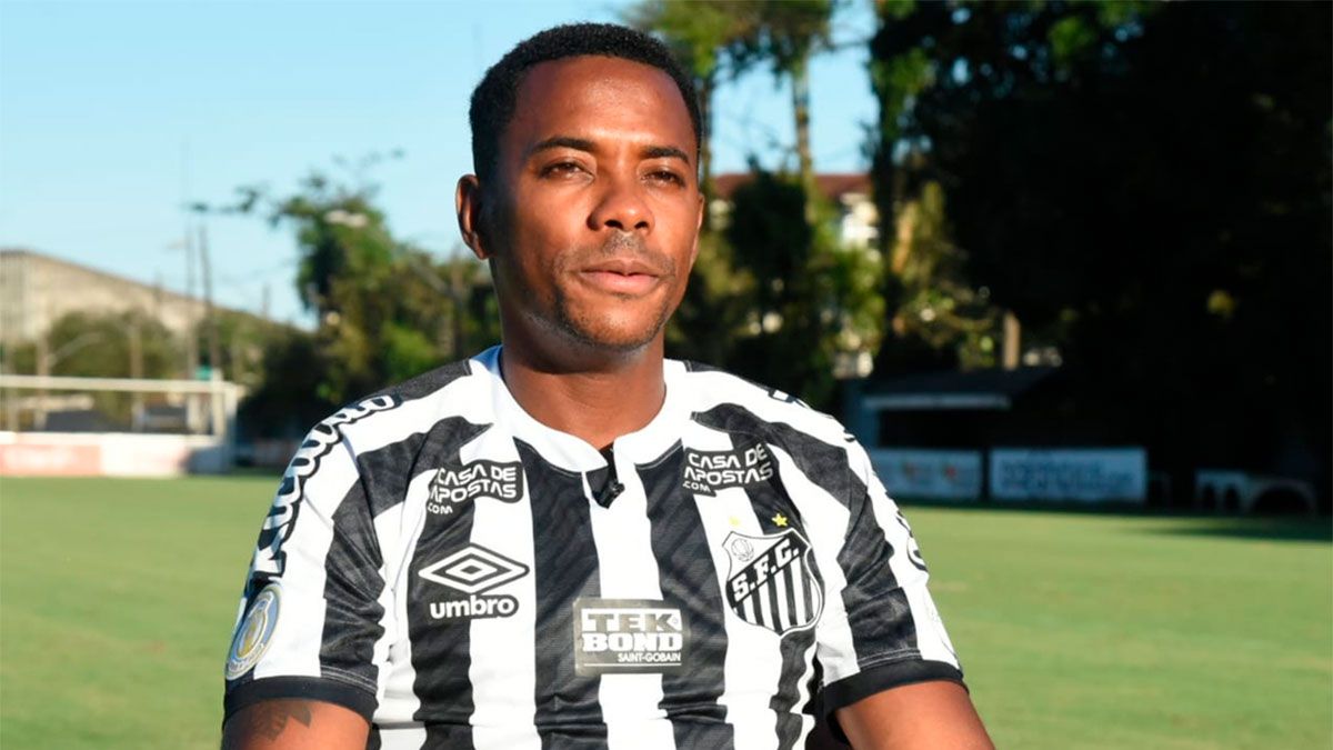 Santos FC suspendió contrato con Robinho por su condena por violación