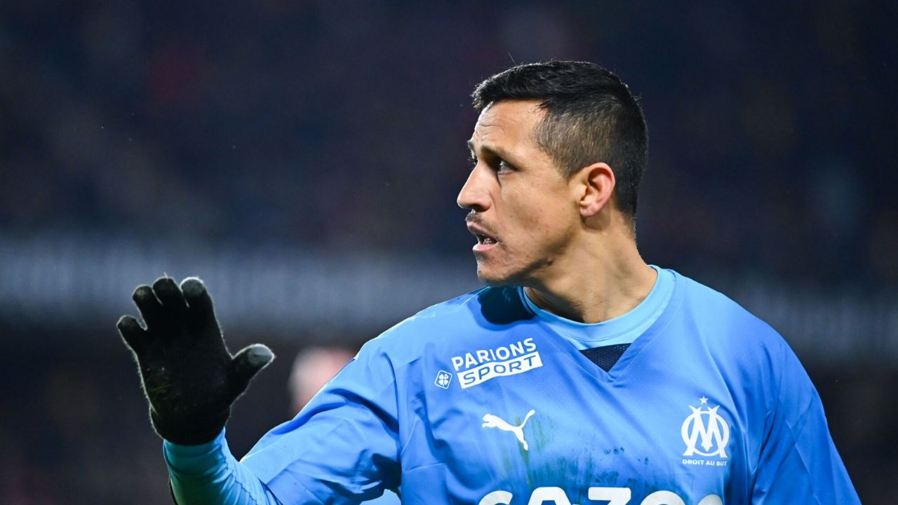 Alexis Sánchez es elegido jugador del mes en Olympique de Marsella