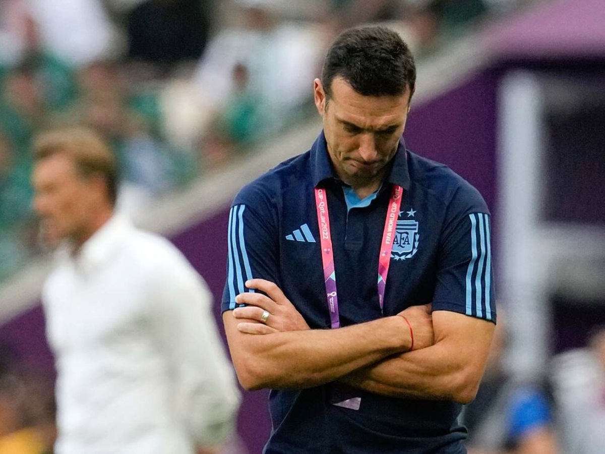 Scaloni tras perder con Arabia Saudita: «Es una derrota difícil de asimilar»