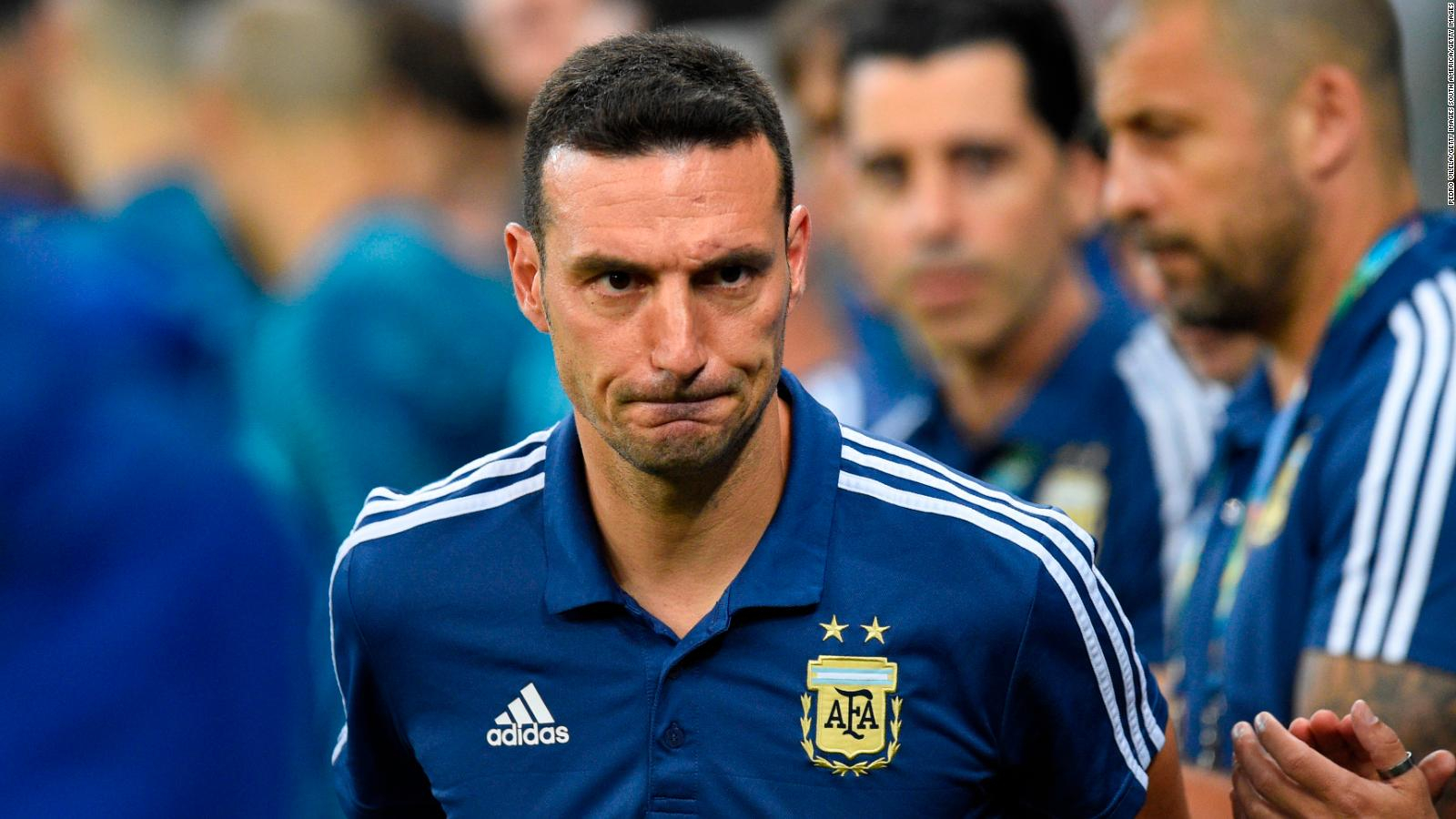 El enojo del DT de Argentina Lionel Scaloni: «No se podía jugar al fútbol»