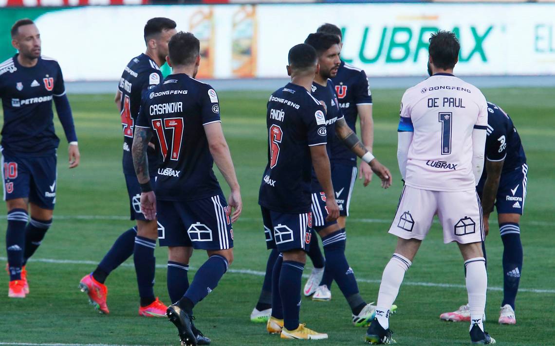 La formación de U.de Chile para enfrentar a Everton