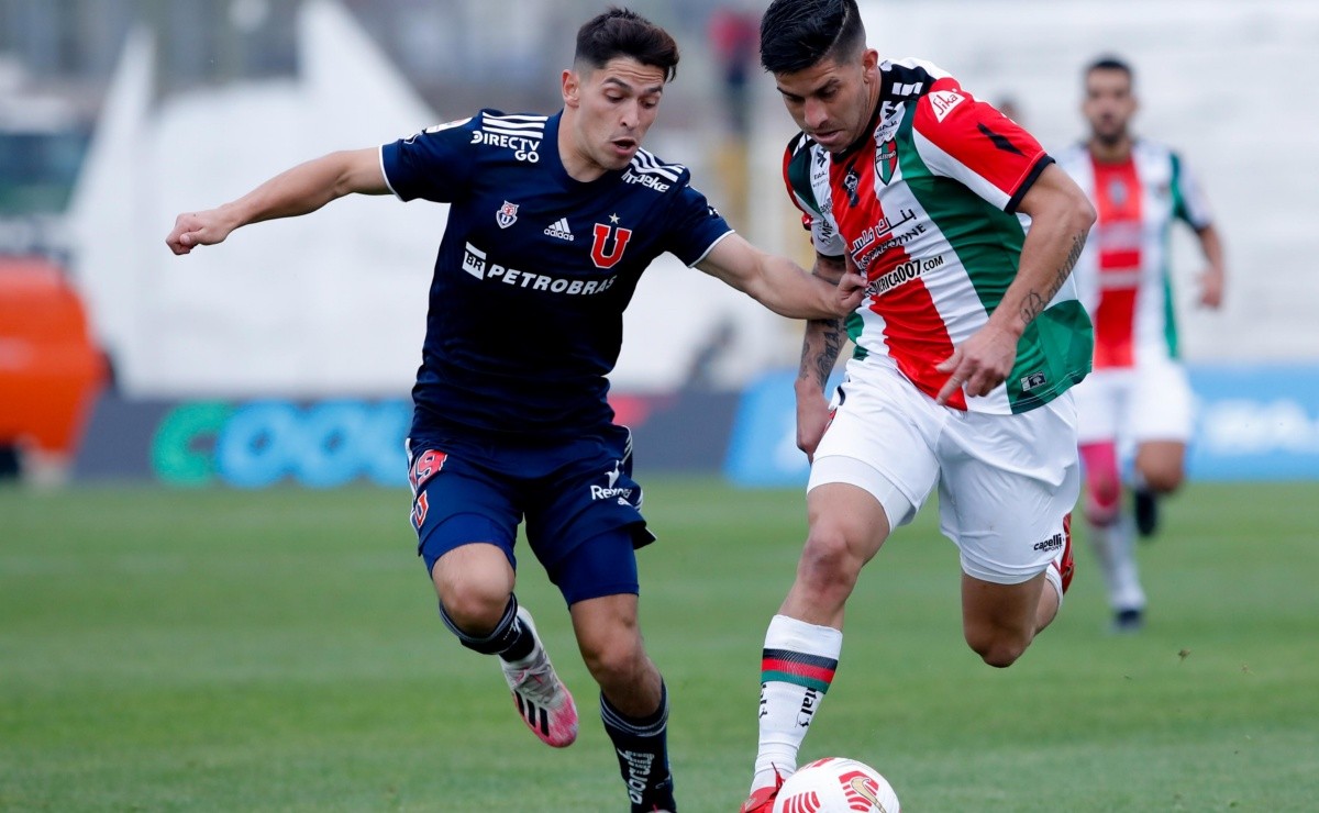 La formación de U.de Chile para enfrentar a Palestino