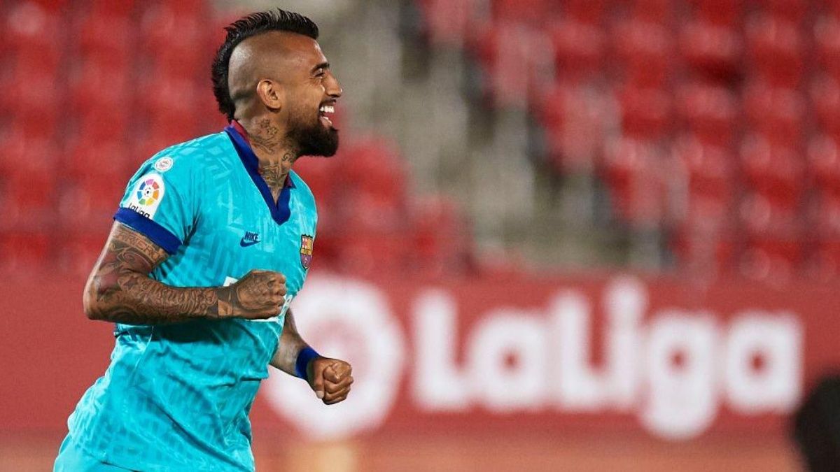 Con gol de Vidal, Barcelona derrotó al Mallorca y se consolida líder
