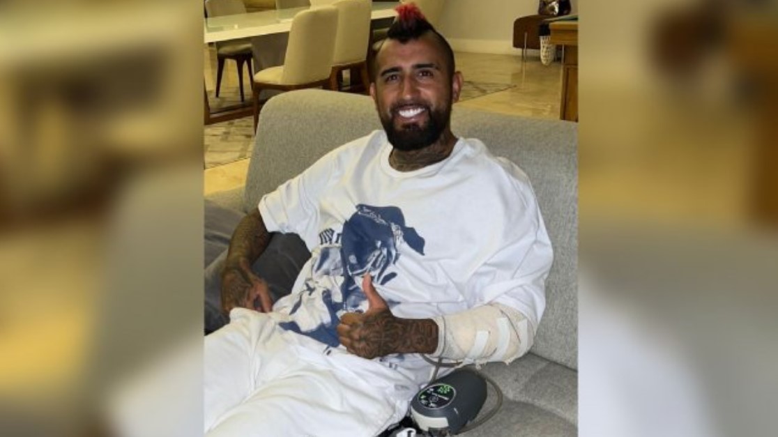 Arturo Vidal dejó el hospital en Río de Janeiro