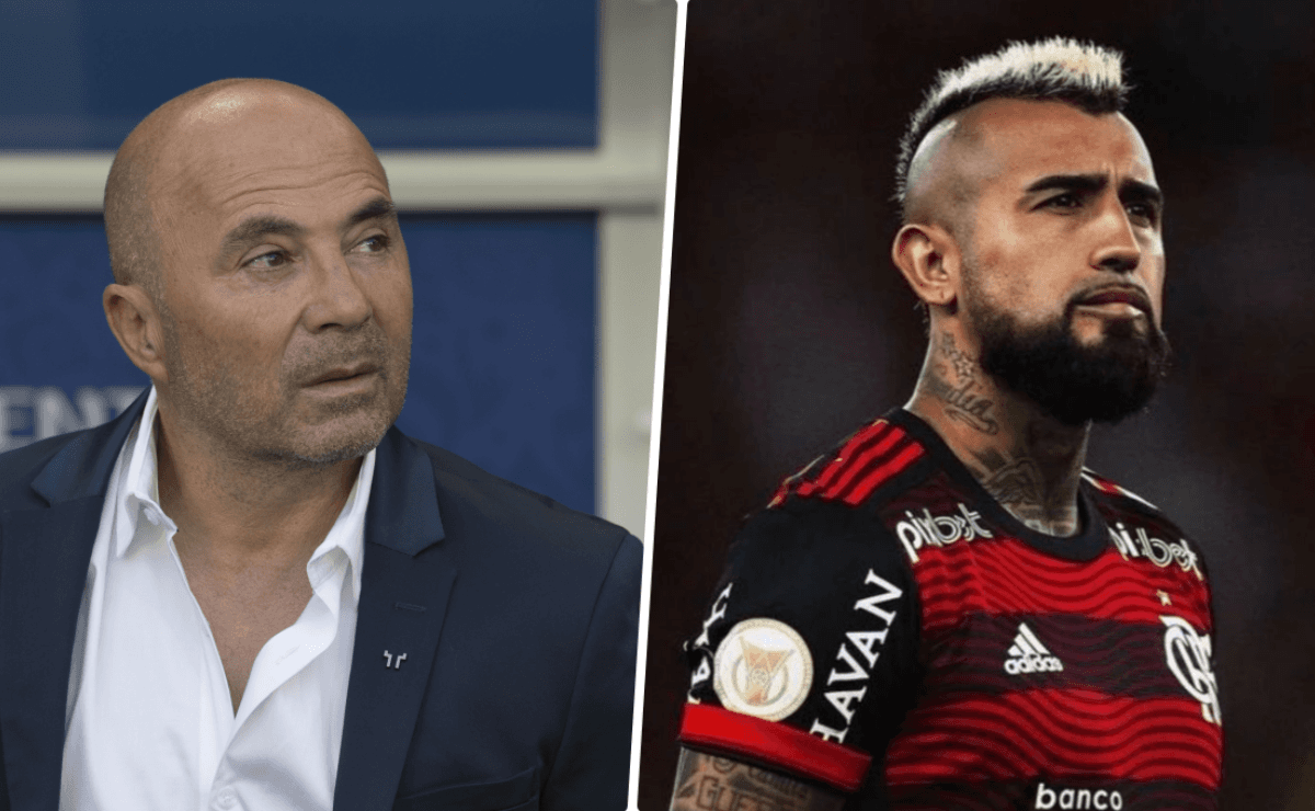Sampaoli halaga a Vidal en su llegada al Flamengo: «Le estaré agradecido toda mi vida»