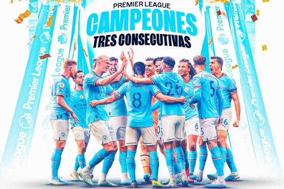 Manchester City se consagró campeón de la Premier League 2022-23 tras la derrota del Arsenal
