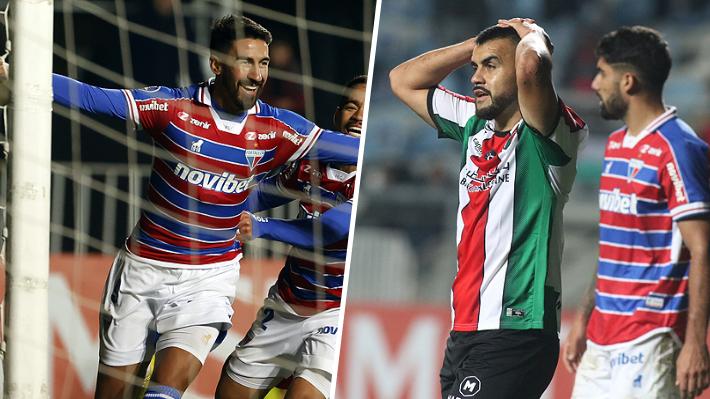 (Goles) Palestino cayó ante Fortaleza y se despidió de la Copa
