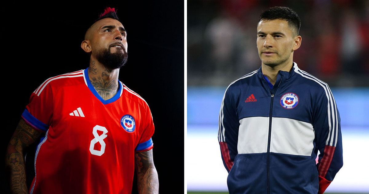 arturo vidal repasa a charles arangui