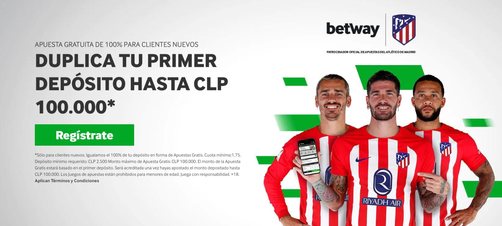 Betway lanza al mercado dos promociones que no puedes perderte
