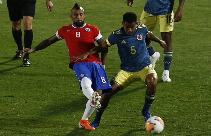 chile y colombia partido