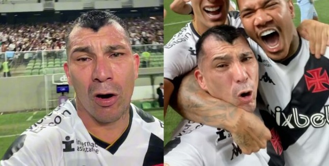 El eufórico festejo de Gary Medel tras salir con Vasco da Gama de la zona de descenso