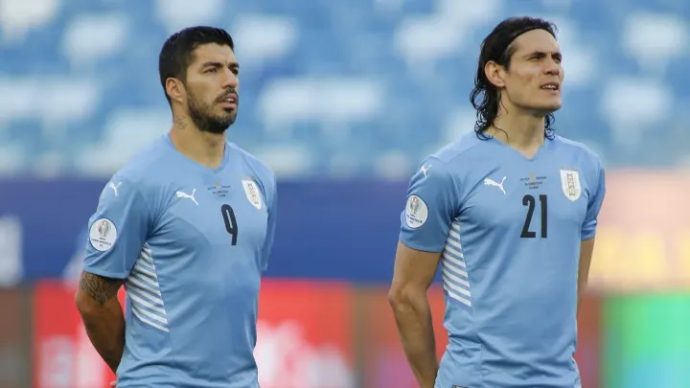 luis suarez y edison cavani