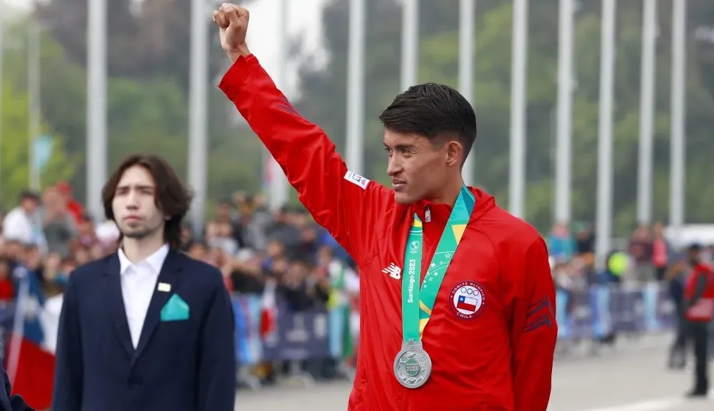 Hugo Catrileo medalla plata