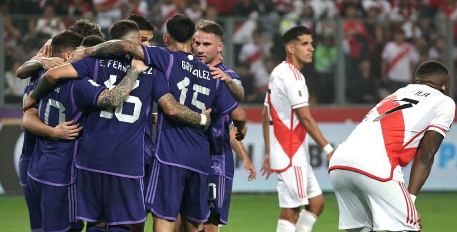 argentina vence a peru