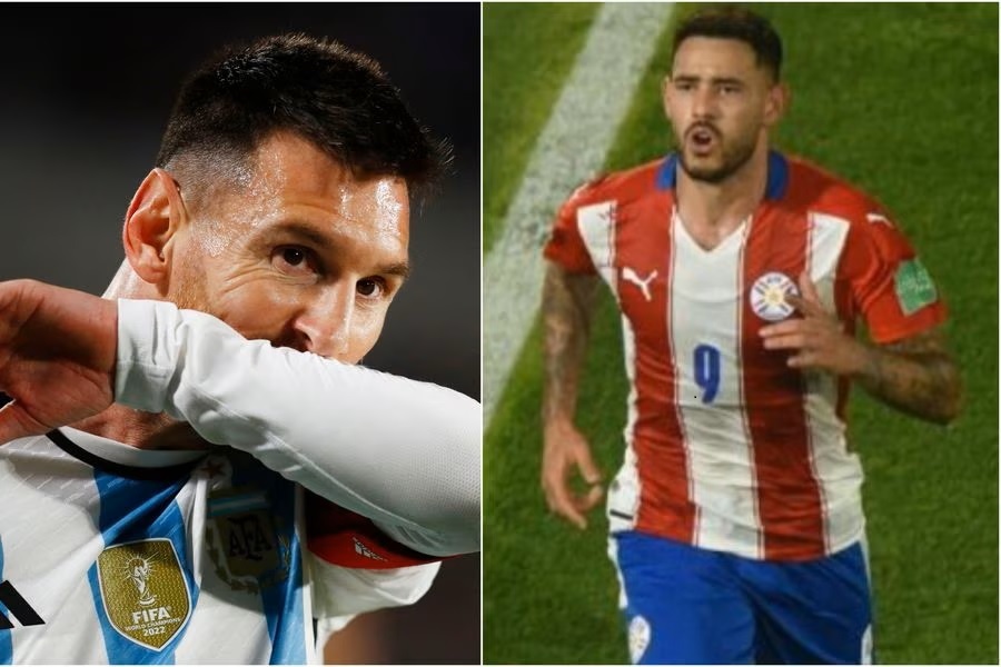 lionel messi y Antonio Sanabria