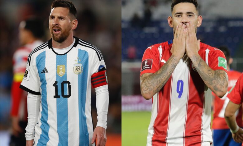 sanabria y lionel messi