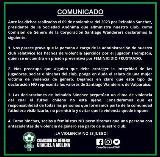 comunicado sw