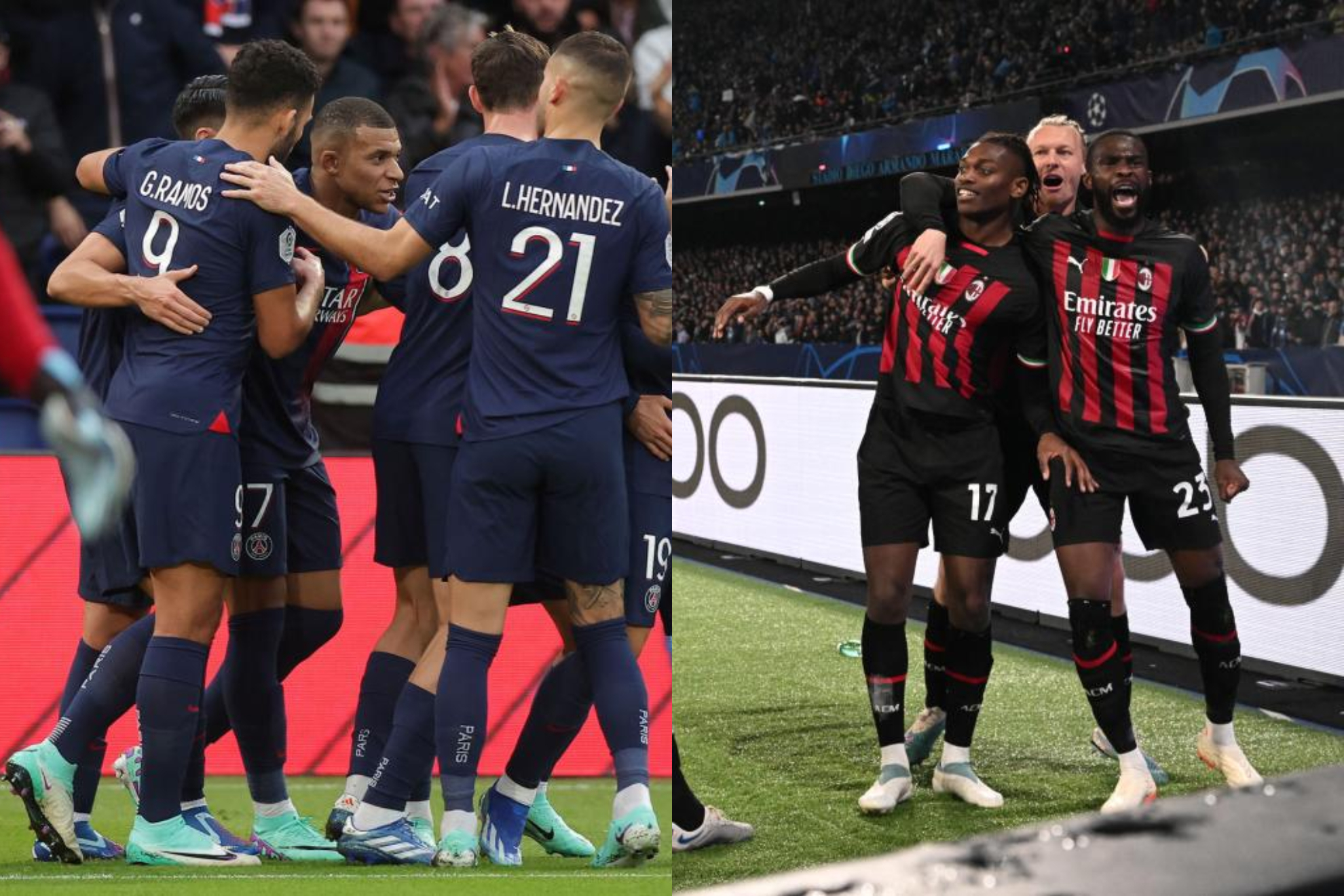 psg vs milan