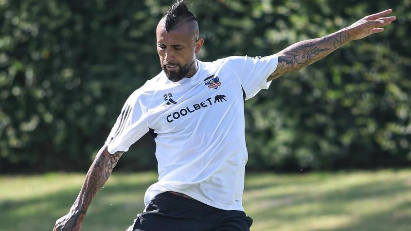 arturo vidal colocolo entrenamiento