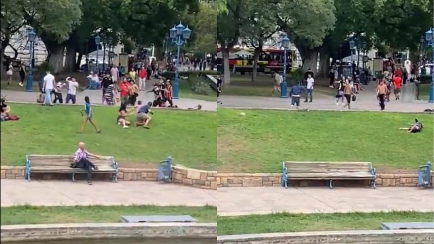 Siguen las polémicas: denuncian que barristas de Colo Colo robaron y golpearon a transeúntes en Mendoza