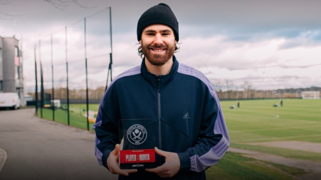 Ben Brereton fue elegido el jugador del mes de enero en Sheffield United
