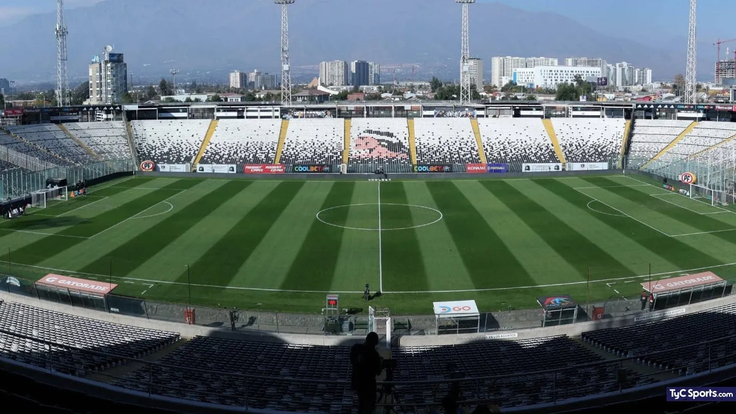 Confirmaron aforo para partido de Colo Colo y Godoy Cruz por Copa Libertadores