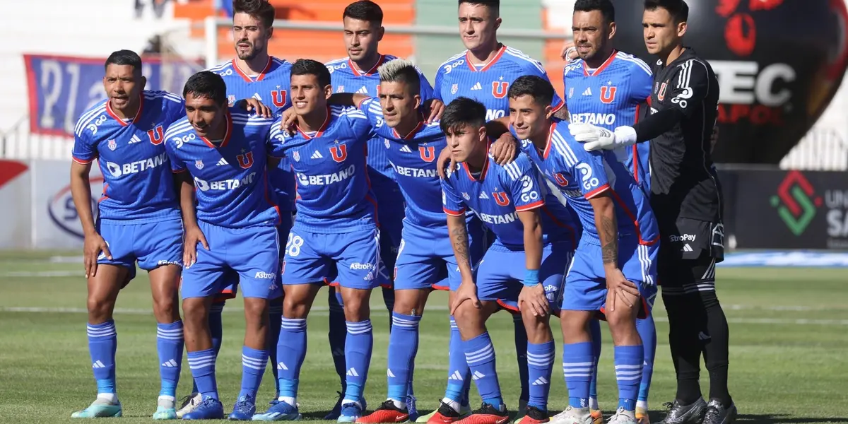 La formación de Universidad de Chile para su partido ante Audax Italiano