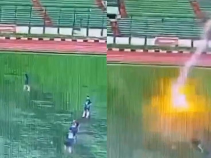 futbolista impactado por rayo indonesia