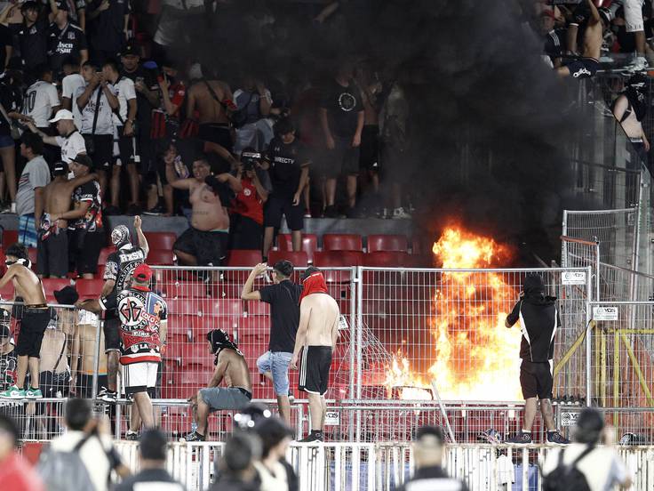 Suspenden partido entre Colo Colo y Huachipato por la Supercopa por incidentes
