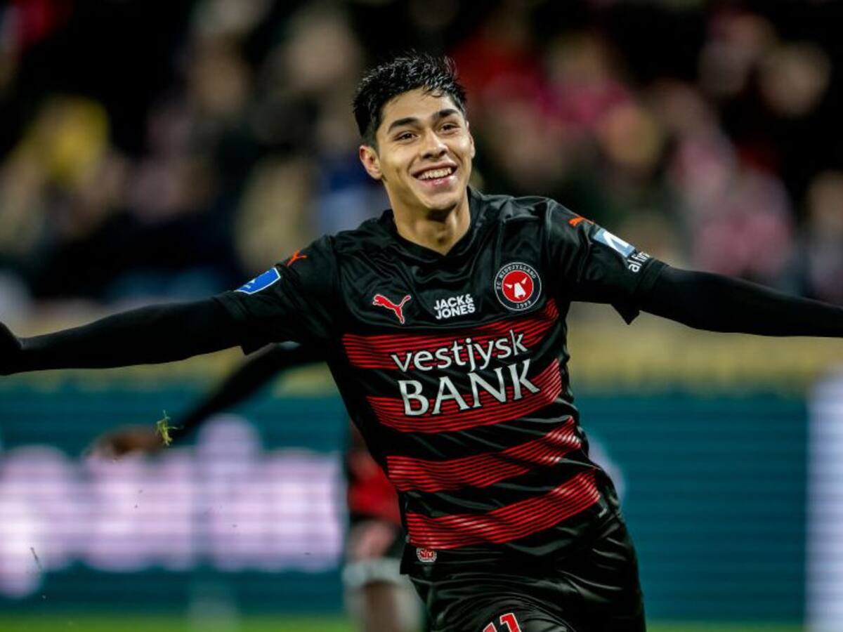 (Video) Darío Osorio anota su primer gol del año en la liga danesa