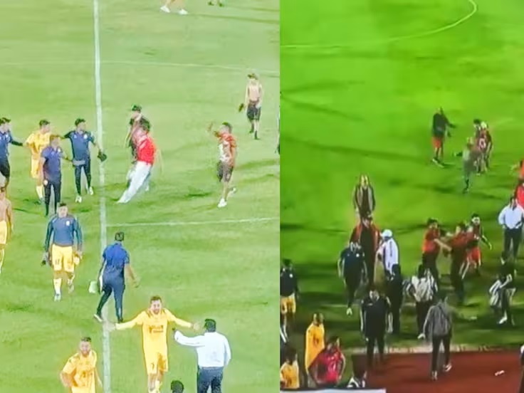 Video: Hinchas de Rangers protagonizan graves incidentes y casi agreden a jugadores
