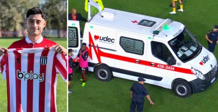 ¡Terrible! Jugador chileno Javier Altamirano convulsiona en duelo Estudiantes vs Boca