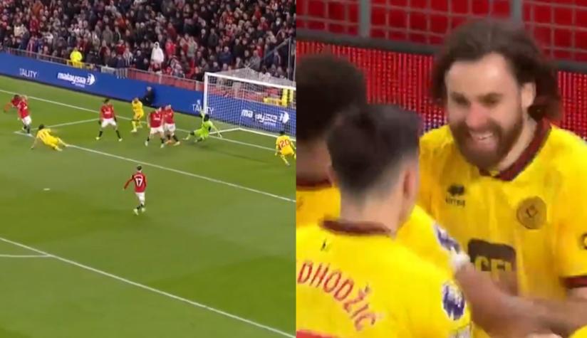 Video: Ben Brereton anotó un golazo al Manchester United en la Premier League