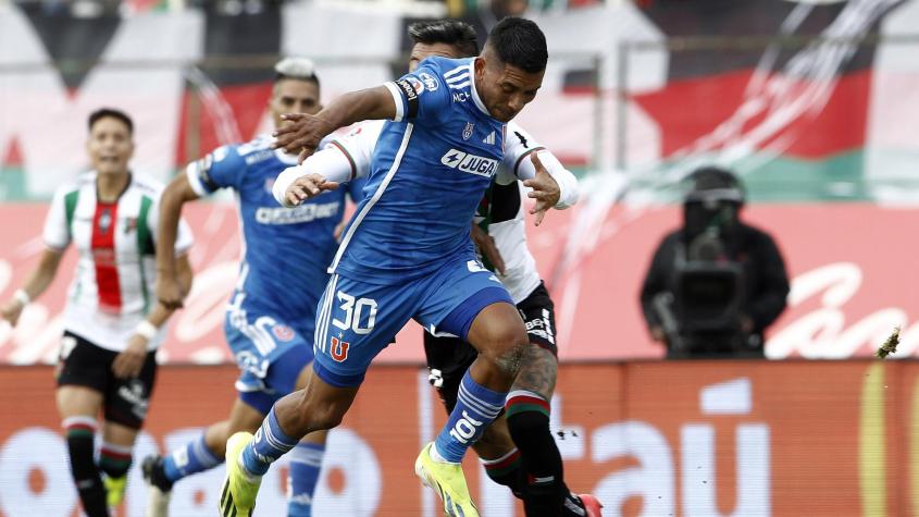 (Goles) La ‘U’ no pudo ganar y repartió puntos con Palestino en La Cisterna