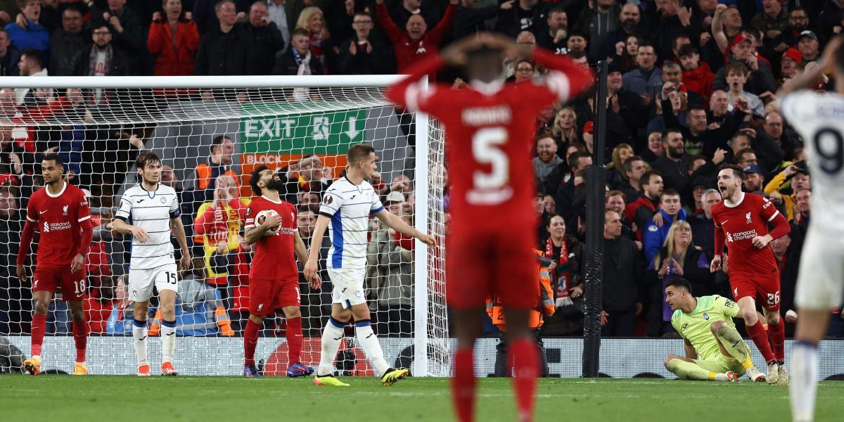 (Goles) Liverpool cae por goleada ante Atalanta y queda complicado en Europa League