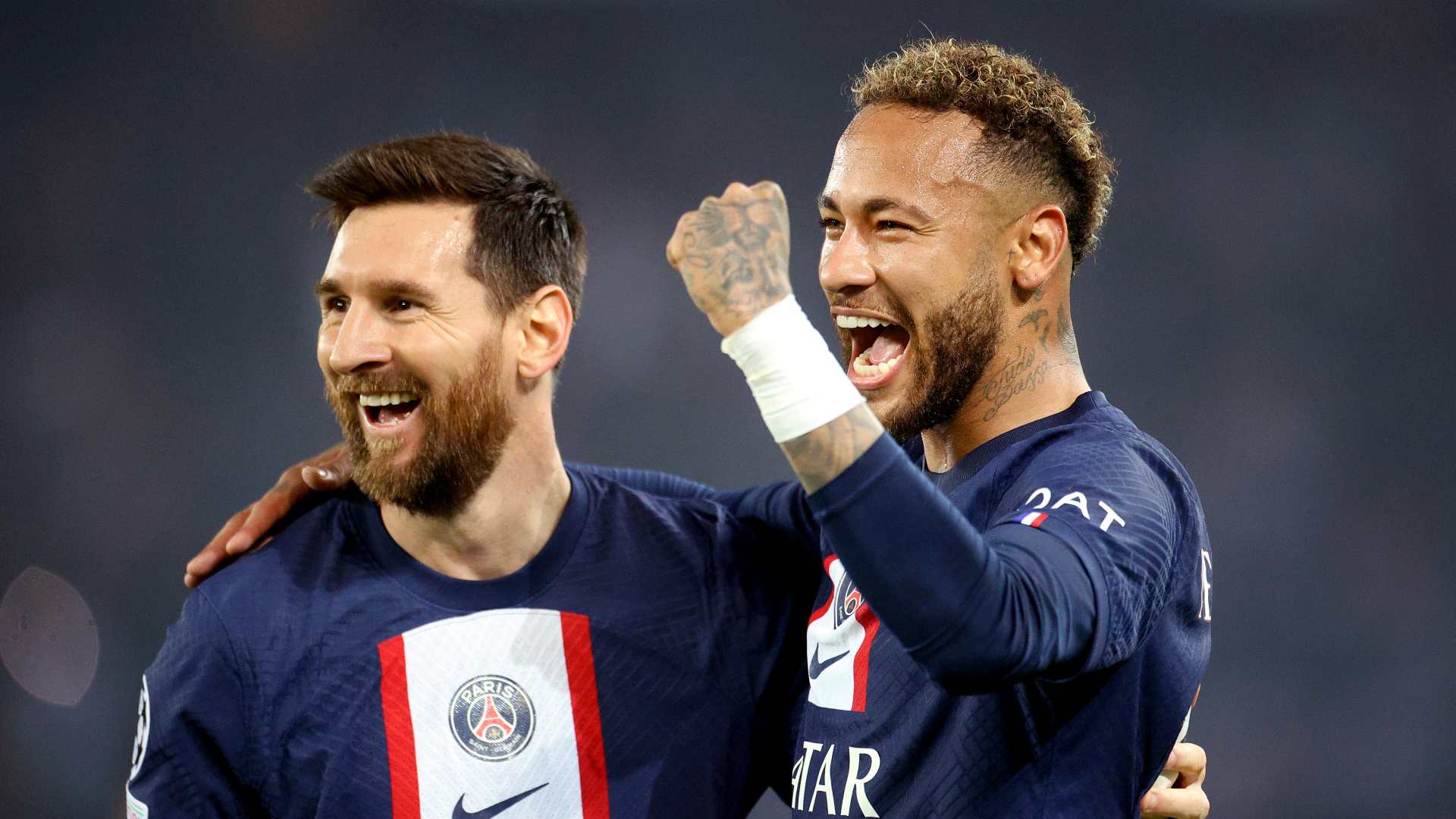 messi y neymar