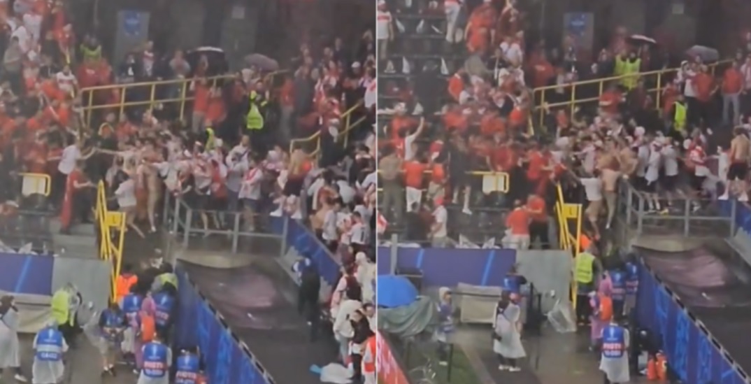 Escándalo en la Eurocopa: La descomunal batalla campal entre hinchas de Turquía y Georgia