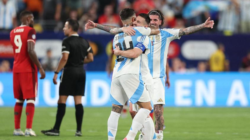 (Goles) Argentina gana a Canadá y se mete en la final de la Copa América 2024