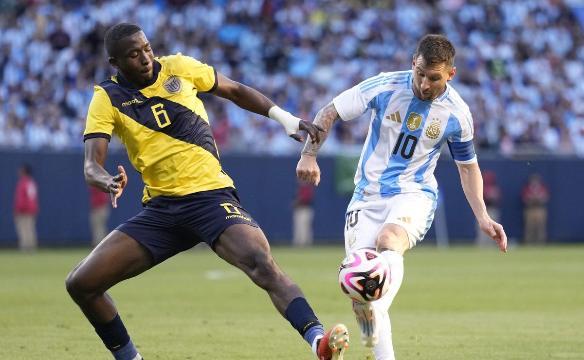 Argentina vs Ecuador: dónde y a qué hora ver el partido por la Copa América