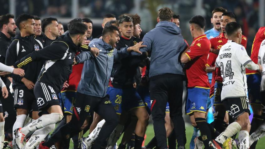 incidentes colo colo y union española
