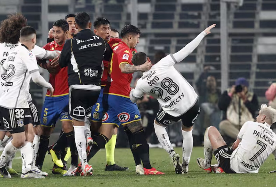 incidentes colo colo y union
