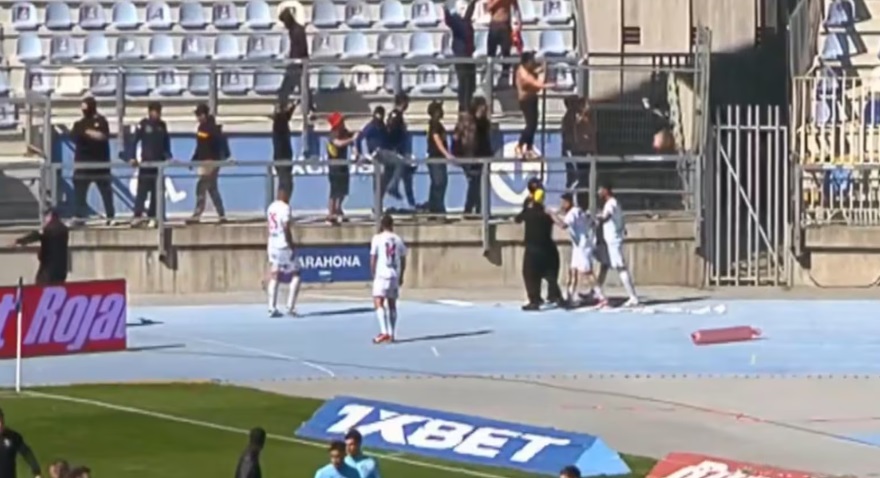 incidentes hinchas audax y union