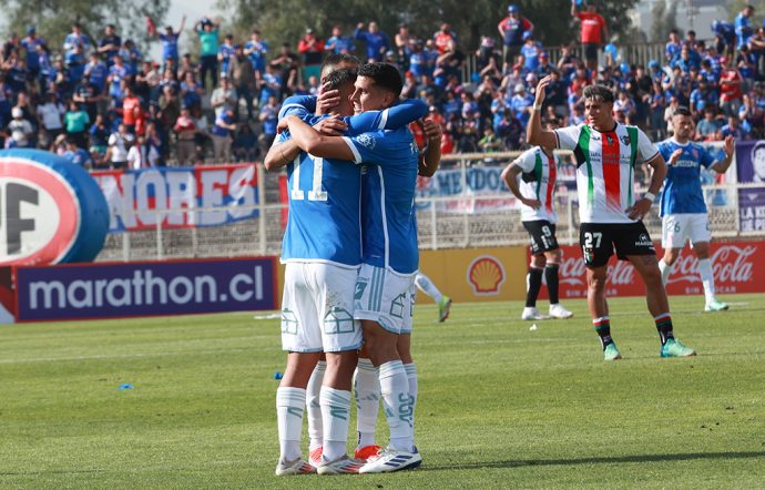 udechile golea a palestino