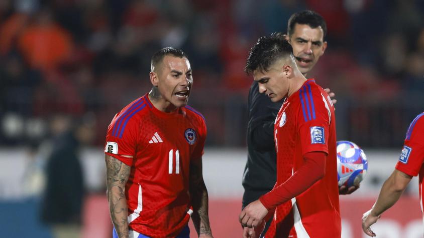 El enojo de Eduardo Vargas con Thomas Galdames en partido ante Brasil