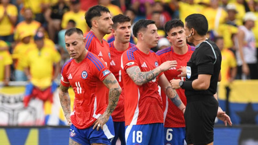 la roja perdio con colombia