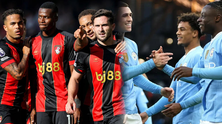 Bournemouth vs manchester city