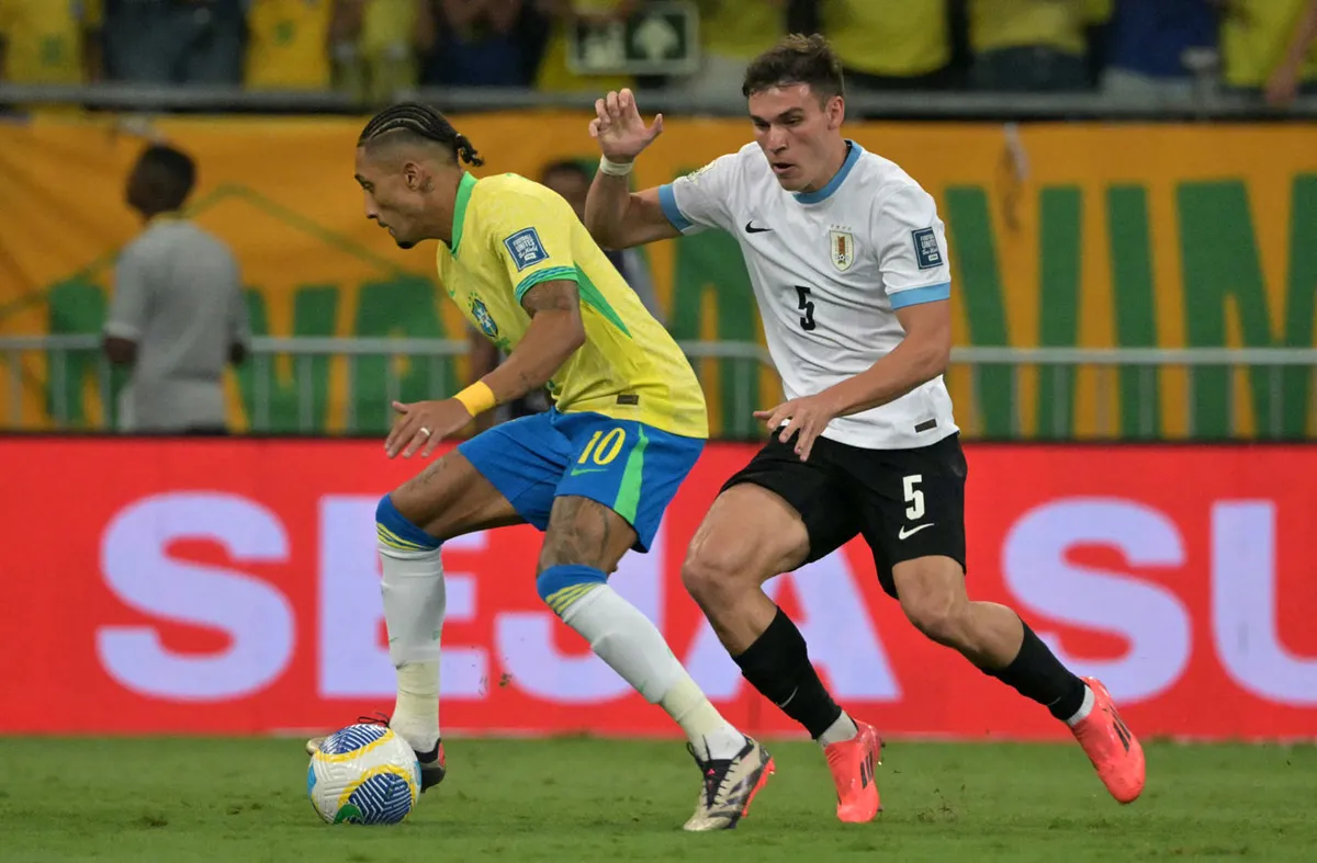 Brasil empata con Uruguay en el cierre de la fecha 12 de las Eliminatorias